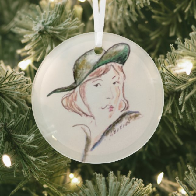 The Spy .... Glass Tree Decoration (Insitu)