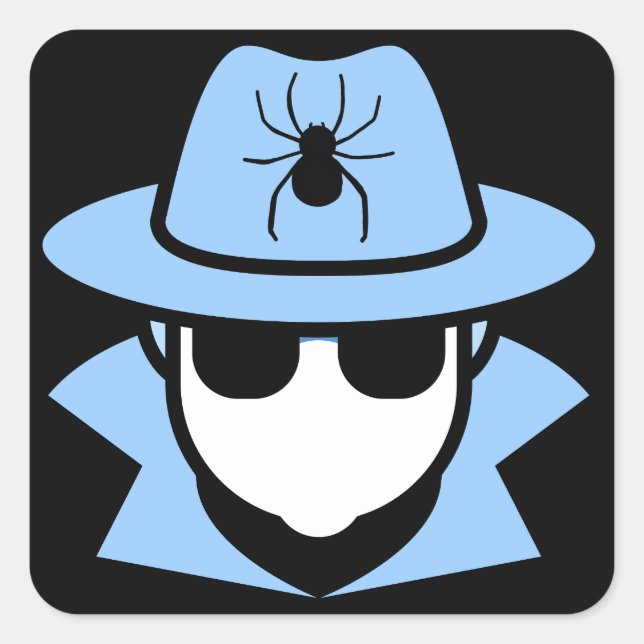 The “SPYder” Square Sticker (Front)