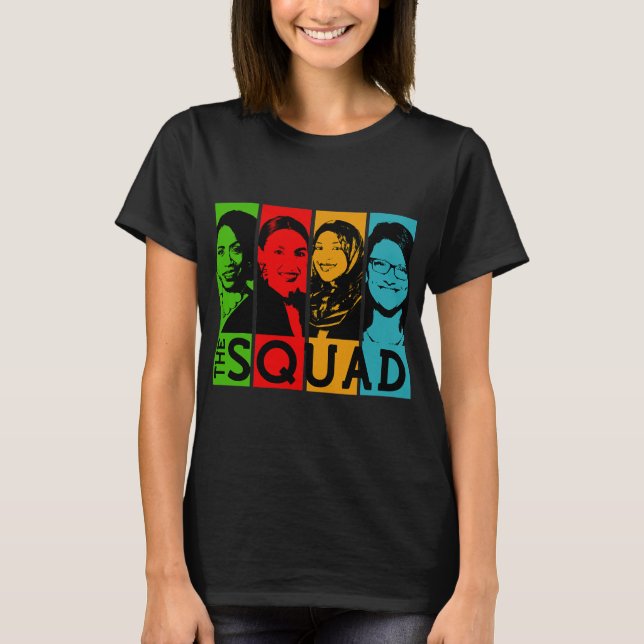 The Squad Democratic Feminist Aoc T-Shirt (Front)