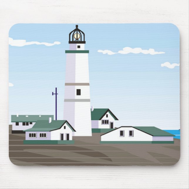 The Square Lighthouse - Mouse Mat (Front)