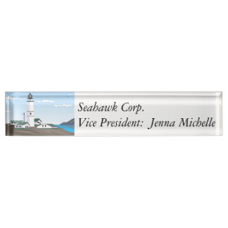 The Square Lighthouse - Nameplate