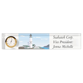 The Square Lighthouse - Nameplate
