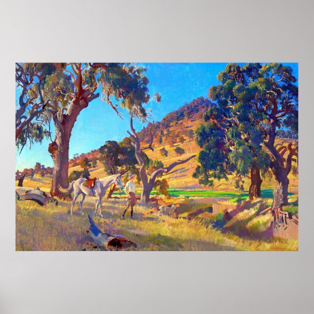 The Squatter's Daughter George W Lambert 1923 Poster (Front)