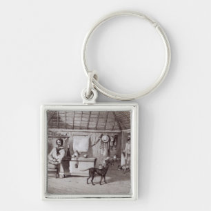 The Squatter's First Home, c.1847 Key Ring