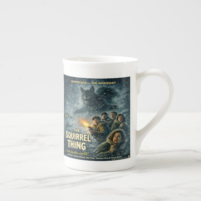 The Squirrel Thing Bone China Mug (Right)