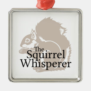 The Squirrel Whisperer Metal Tree Decoration