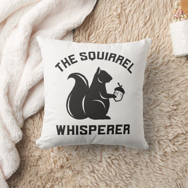 The Squirrel Whisperer | Squirrel Lover Cushion (Blanket)