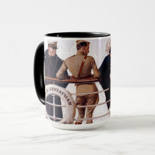 The SS Leviathan, 1918 by J. C. Leyendecker Mug