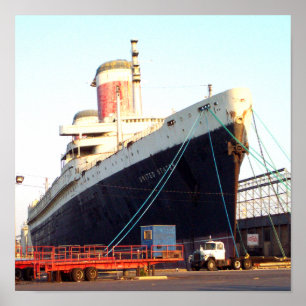 The SS United States Ocean Liner Poster
