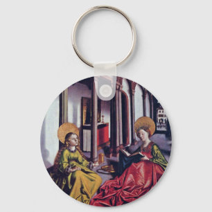 The St. Catherine And Mary Magdalene By Birth Name Key Ring