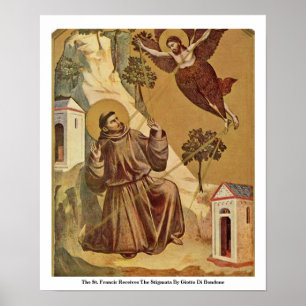 The St. Francis Receives The Stigmata Poster