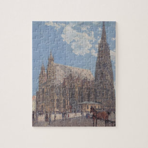 The St. Stephen's Cathedral in Vienna by Rudolf Jigsaw Puzzle