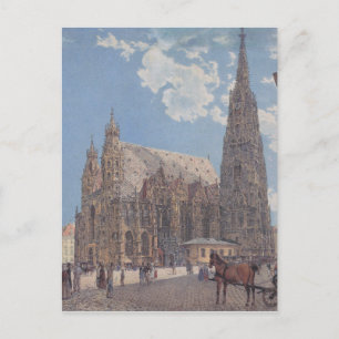 The St. Stephen's Cathedral in Vienna by Rudolf Postcard