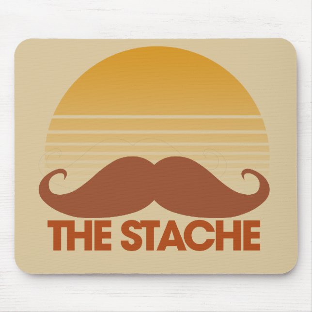 The Stache Mouse Mat (Front)