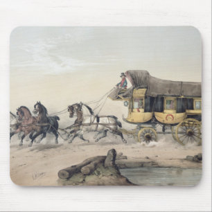 The Stage Coach Mouse Mat