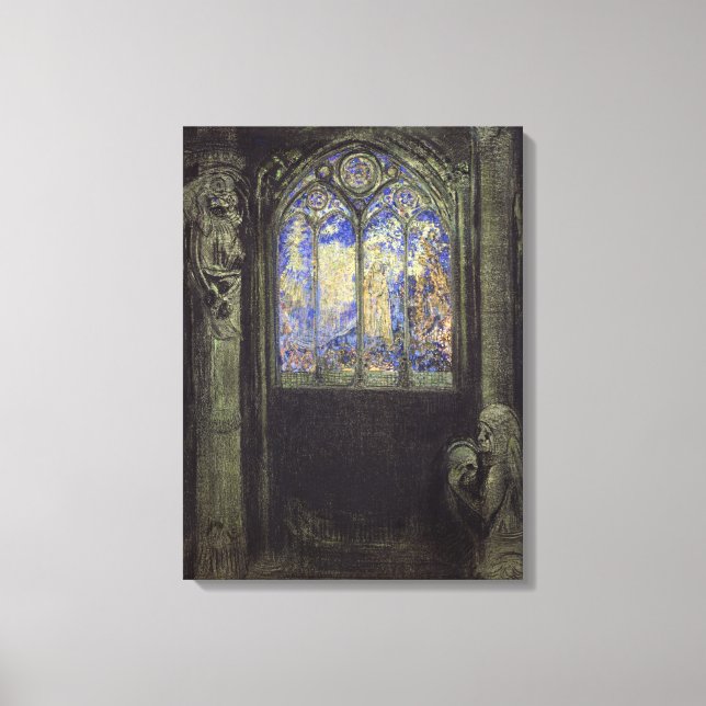 The Stained Glass Window, 1904 Canvas Print (Front)