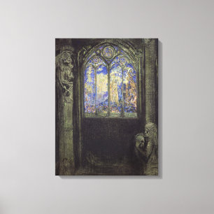 The Stained Glass Window, 1904 Canvas Print