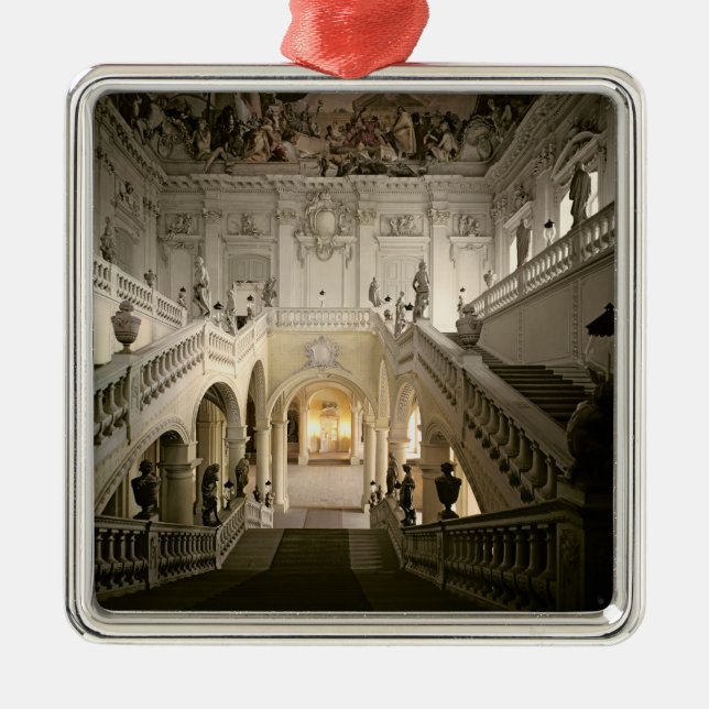 The staircase, built 1719-44 metal tree decoration (Front)