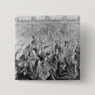 The Stalls, Covent Garden Opera 15 Cm Square Badge