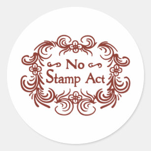 The Stamp Act Classic Round Sticker