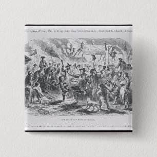The Stamp Act Riots at Boston 15 Cm Square Badge