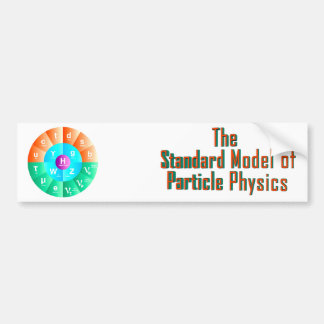 The Standard Model of Particle Physics Bumper Sticker