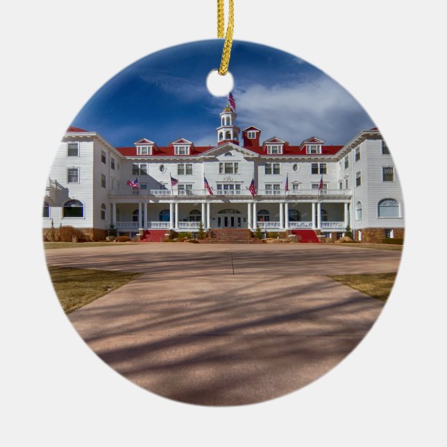 The Stanley Hotel Ceramic Tree Decoration (Front)
