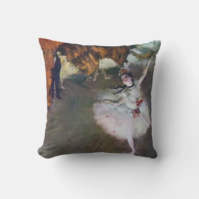 The Star, Ballerina, Edgar Degas, 1878 Cushion (Front)