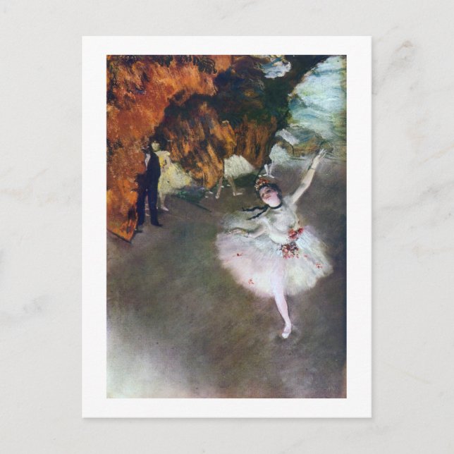 The Star, Ballerina, Edgar Degas, 1878 Postcard (Front)