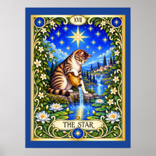 The Star Cat Tarot - Hope and Renewal Poster