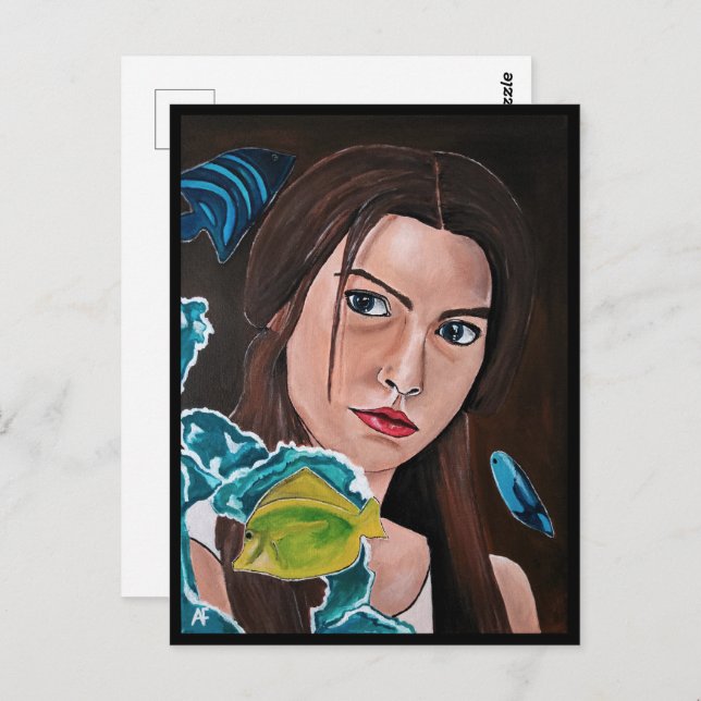 The Star-Crossed Lover Painting by Alfred Fox Postcard (Front/Back)