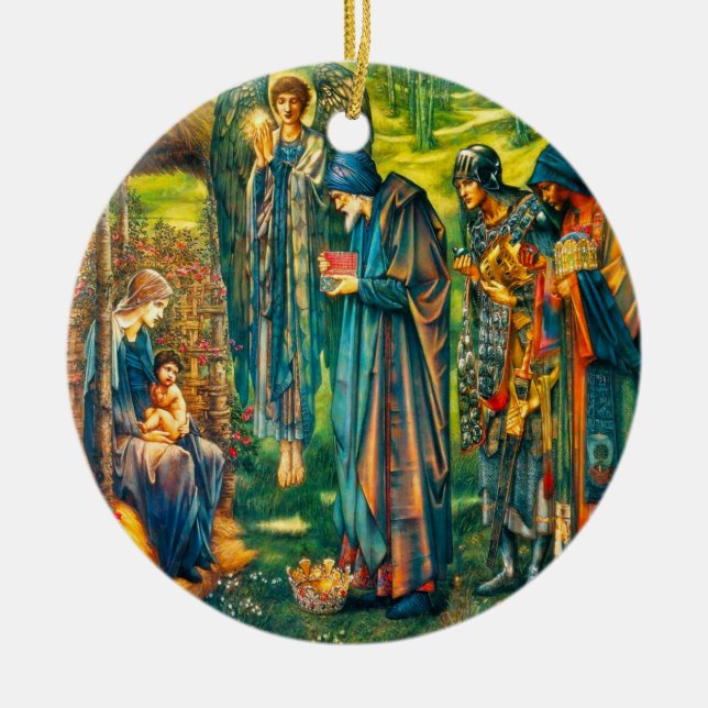 The Star of Bethlehem Circle Ornament (Front)