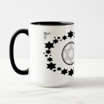 The Star of David - Mug<br><div class="desc">The Jewish Holiday Hanukkah. This black and white design features the "Star of David". Stars surround the Star of David in an oval shape. The corners are decorated with leaves and the Star of David. "Hanukkah 2014" is printed on the mug. These mugs are available in an assortment of styles,...</div>