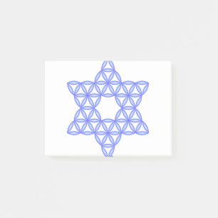 The Star Of Life - Sacred shapes Post-it Notes