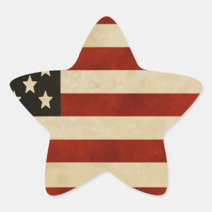 The Star of the Show American Flag GIFTS Star Sticker