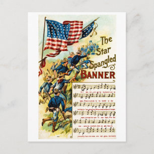 The Star Spangled Banner 1908 Postcard