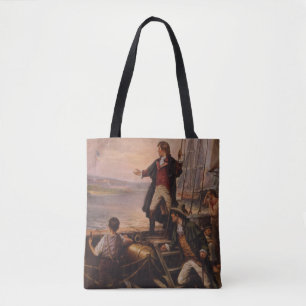 The Star Spangled Banner Light Edward Percy Moran Tote Bag