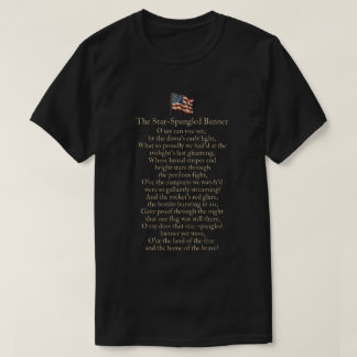 The Star-Spangled Banner Lyrics  T-Shirt