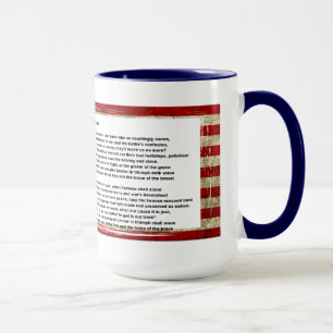 The star spangled banner mug