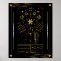 The Star tarot card art, Celestial