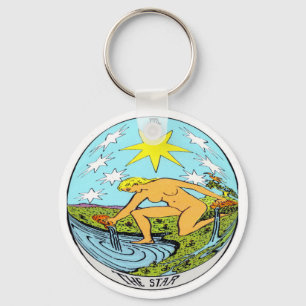 The Star Tarot Card Key Ring