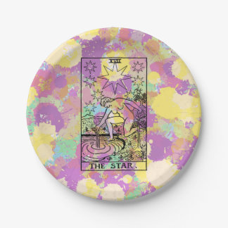 The Star Tarot Card Paper Plate