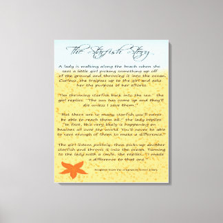 The Starfish Story Canvas Print