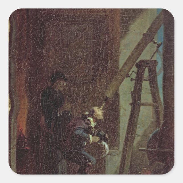 The Stargazer, c.1863 Square Sticker (Front)