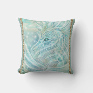 The "Starlight" Dragon fantasy by Renee Lavoie  Cushion