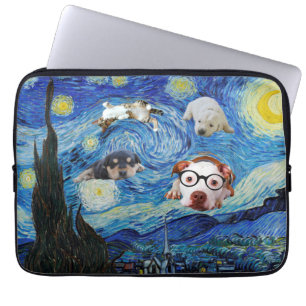 The Starry Fun Night   Laptop Sleeve