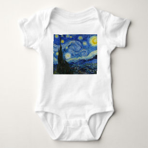 The Starry Night, 1889 by Vincent van Gogh Baby Bodysuit