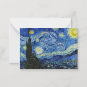 The Starry Night, 1889 by Vincent van Gogh Card