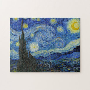 The Starry Night, 1889 by Vincent van Gogh Jigsaw Puzzle