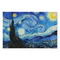 The Starry Night (1889) by Vincent Van Gogh